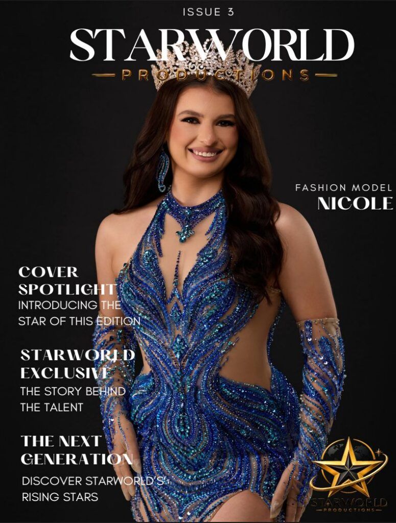 Magazine Issue 3 cover featuring fashion model Nicole